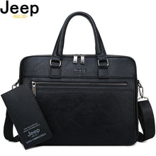 Load image into Gallery viewer, JEEP BULUO Brand High Quality Business Briefcase Bags For 14 inch laptop