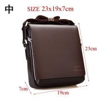 Load image into Gallery viewer, shoulder briefcase leather bag casual