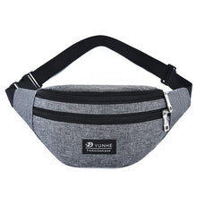 Load image into Gallery viewer, Portable convenient USB waist pack Travel multifunctional waterproof phone belt bag
