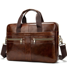 Load image into Gallery viewer, Genuine Leather laptop bag