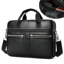 Load image into Gallery viewer, Genuine Leather laptop bag