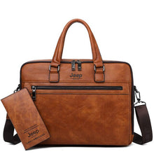 Load image into Gallery viewer, JEEP BULUO Brand High Quality Business Briefcase Bags For 14 inch laptop
