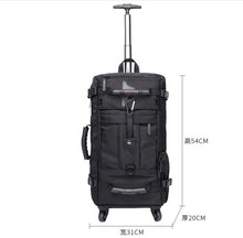 Load image into Gallery viewer, Travel trolley rucksack Rolling Luggage backpack
