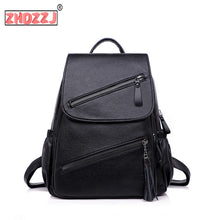 Load image into Gallery viewer, Large Capacity Leather Backpack
