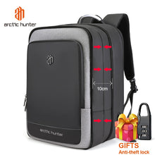 Load image into Gallery viewer, Large Capacity Backpack USB Charging  Waterproof Business Travel Bag
