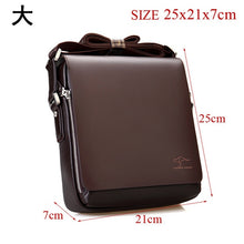Load image into Gallery viewer, shoulder briefcase leather bag casual
