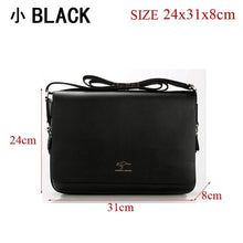 Load image into Gallery viewer, shoulder briefcase leather bag casual
