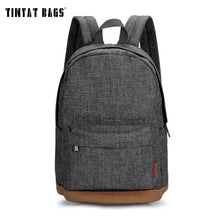 Load image into Gallery viewer, Canvas Backpack Gray Casual Rucksacks 15inch Laptop Backpacks
