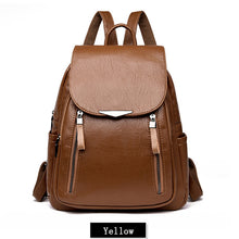 Load image into Gallery viewer, Casual  Leather Backpack
