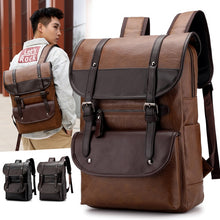 Load image into Gallery viewer, Leather Backpack Fashion Waterproof Bag
