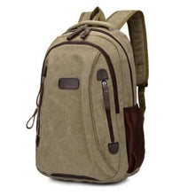 Load image into Gallery viewer, Casual canvas backpack
