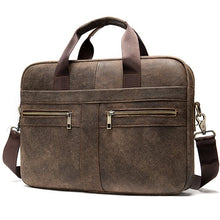 Load image into Gallery viewer, Genuine Leather laptop bag
